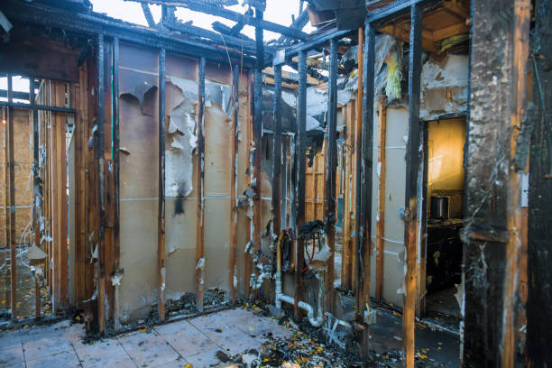 Professional Fire Damage Assessment technician working in Titusville, PA